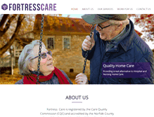 Tablet Screenshot of fortresscare.com